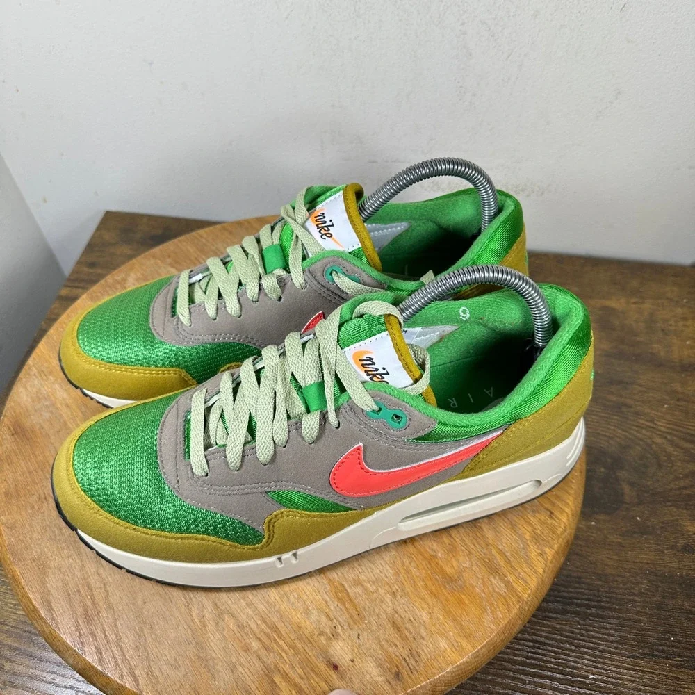 Nike Air Max 1 86 PRM BRS Big Bubble Powerwall HF0551-300 Mens Size 9 Retro